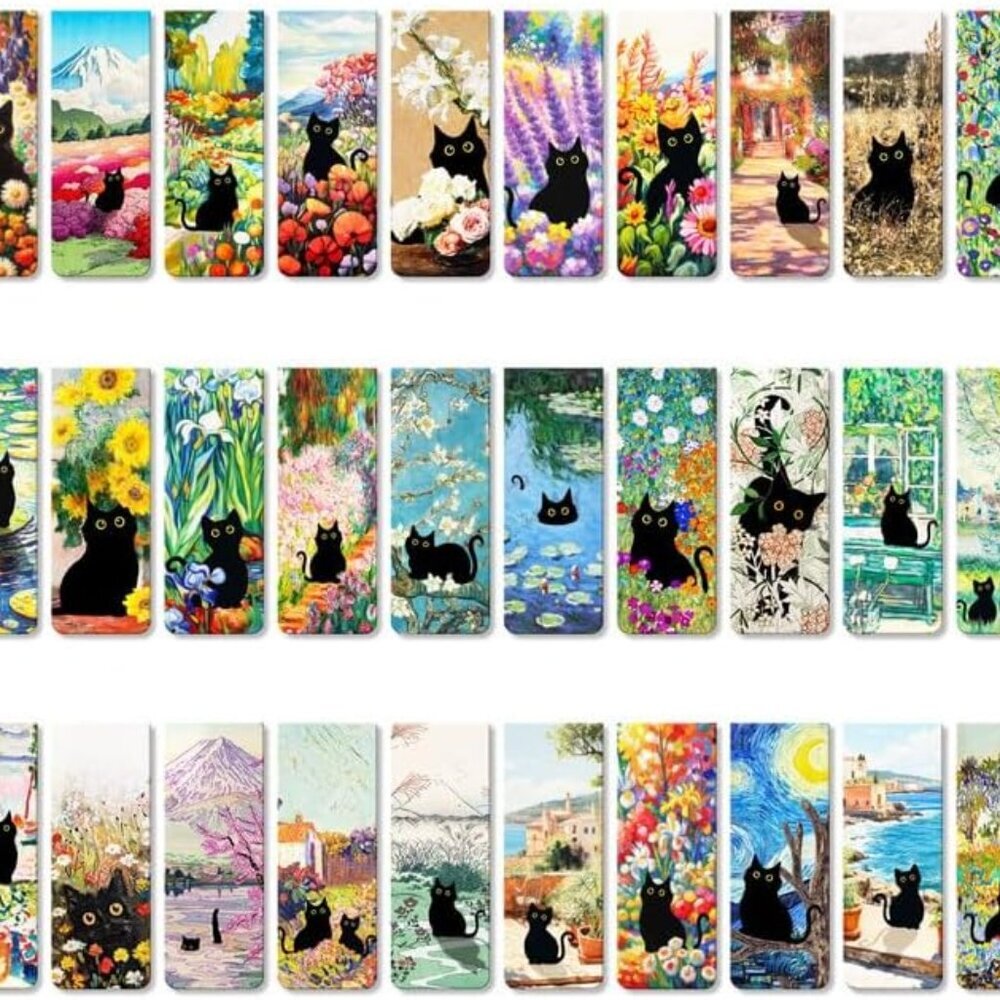 30 Pieces Bookmark, Magnetic Bookmarks For Women, Men, Book Lovers, Bookmarks Bu